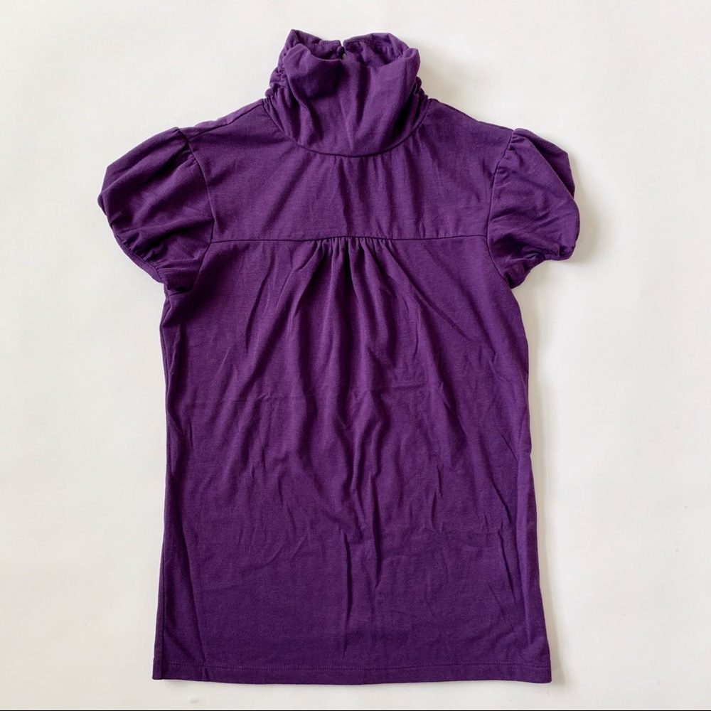 Banana Republic Purple Turtleneck Shirts